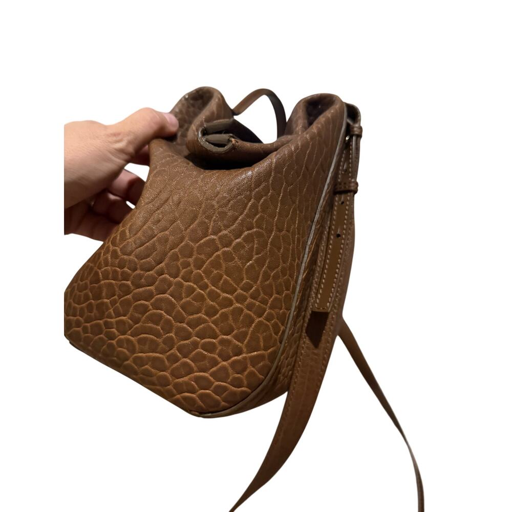NWOT M. Gemi 30 Studio Maggio Essa Essential Brown Leather Bag - Picture 6 of 10